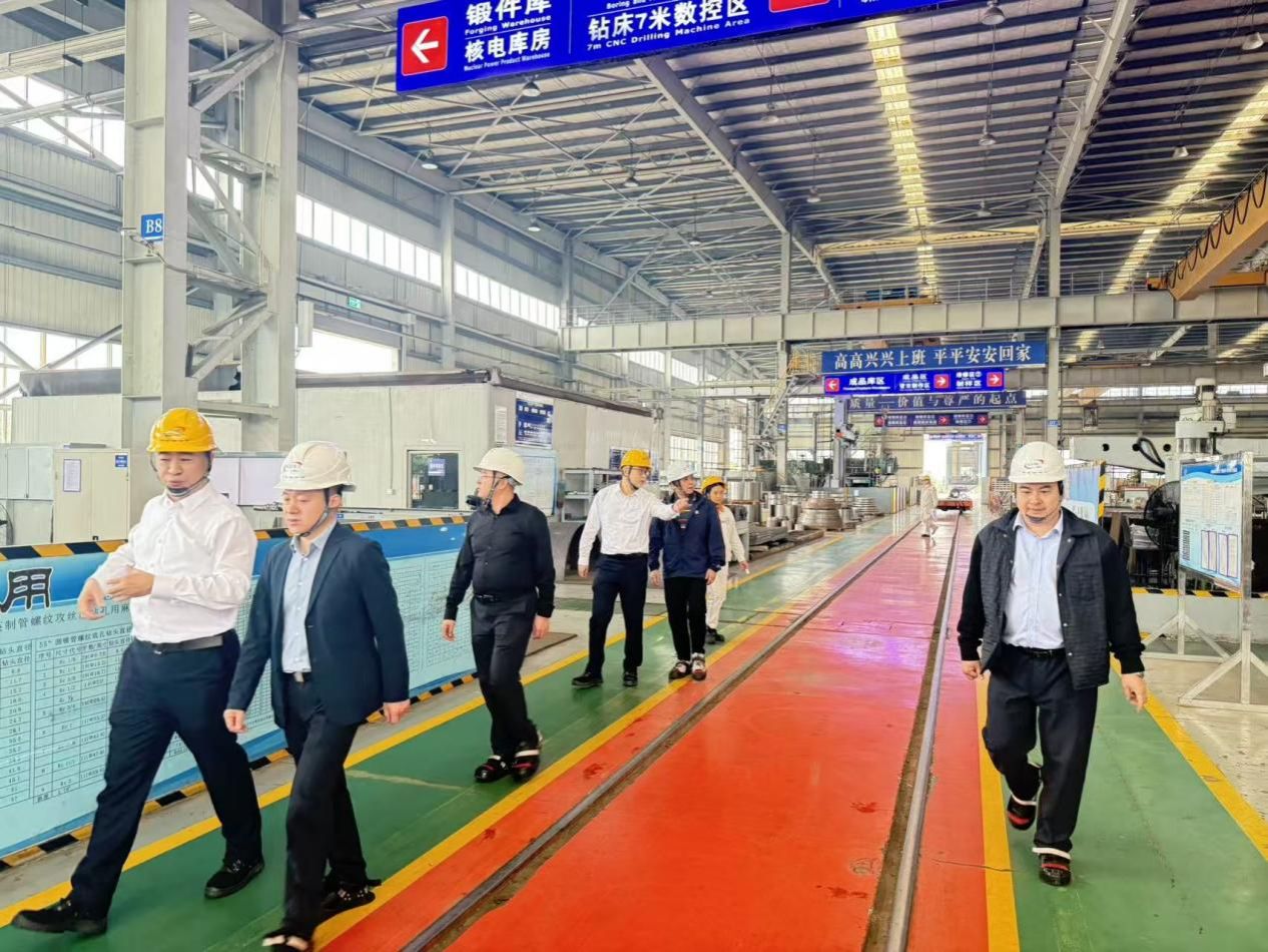 科新机电生产车间考察图2